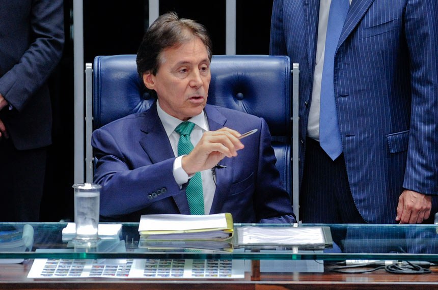 Assista balanço feito por Eunício Oliveira acerca dos seus primeiros dias como presidente do Senado