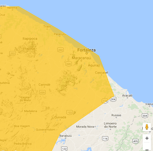 Defesa Civil emite alerta de chuva intensa com vendaval e raios nesta sexta, 03; dez cidades do Sertão Central estão na lista