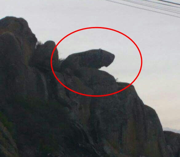 Depois da galinha, um pinto: Monólito gigante em formato de pênis chama atenção em Quixadá