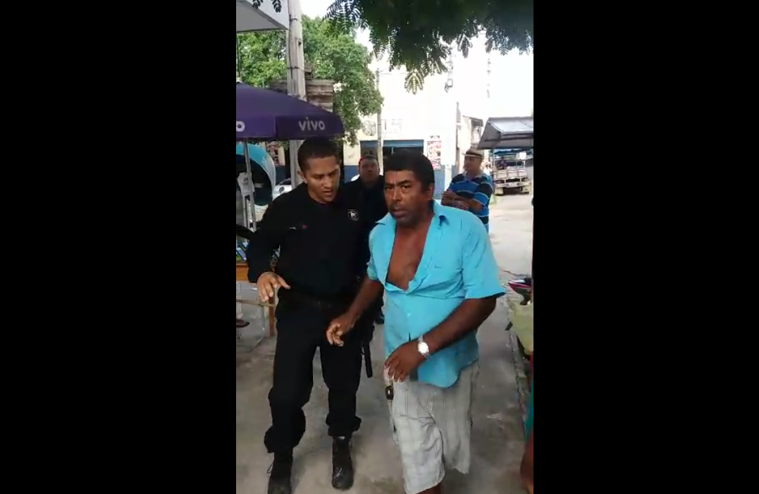 Feirante armado com faca agride fiscal da prefeitura, confronta guarda municipal, recebe voz de prisão, mas foge