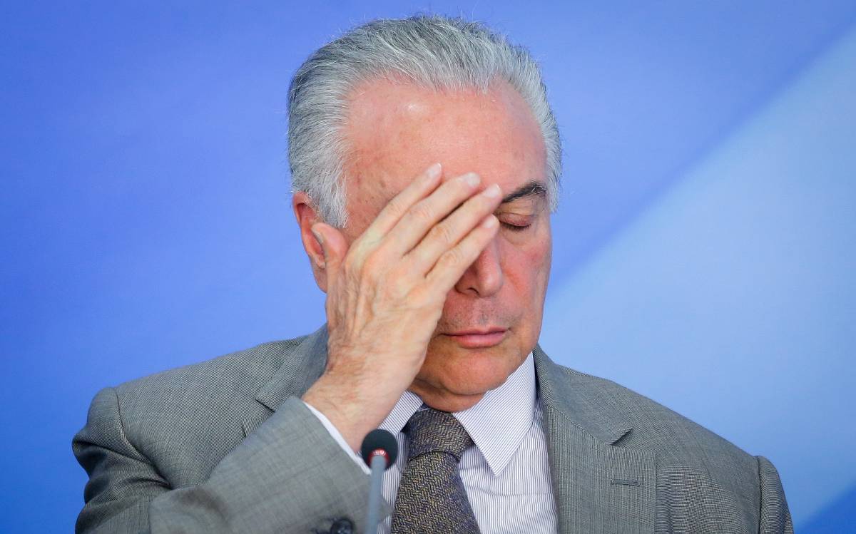 Quatro em cada cinco brasileiros querem Michel Temer na cadeia, aponta pesquisa