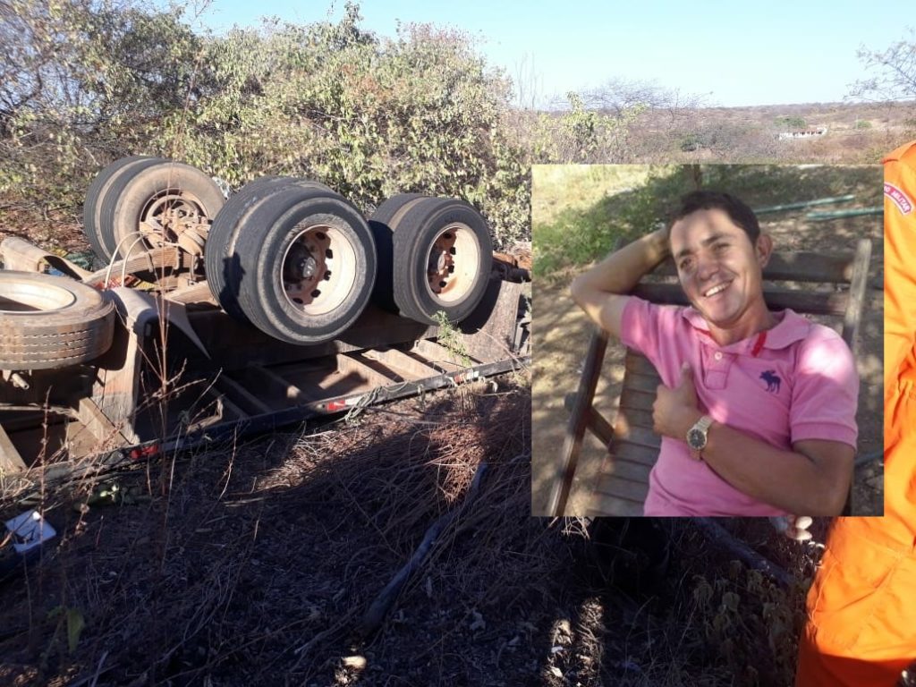 Uma pessoa morre após capotamento de caminhão em Quixeramobim neste domingo
