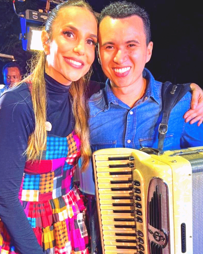 Ivete Sangalo convida músico quixadaense para sua turnê de São João