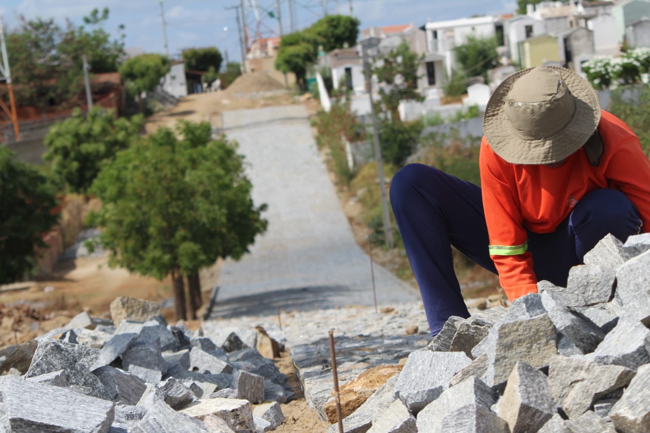 Ibaretama ganha nova avenida; obras já estão bem avançadas