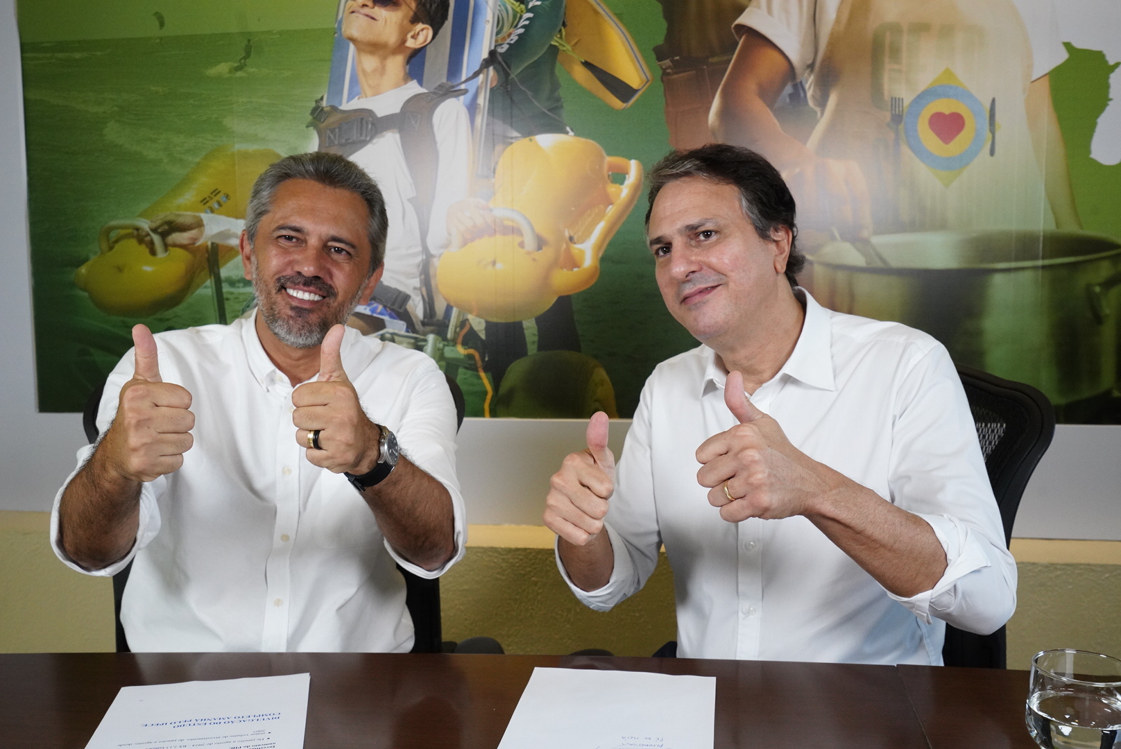 Camilo Santana confirma candidatura de Elmano de Freitas à reeleição em 2026