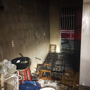 Apagão em Quixadá: Incêndio atinge residência após vela cair sobre colchão