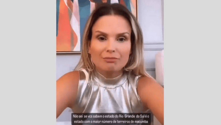 Mulher é condenada a pagar R$ 35 mil por associar enchentes do RS a “terreiros de macumba”