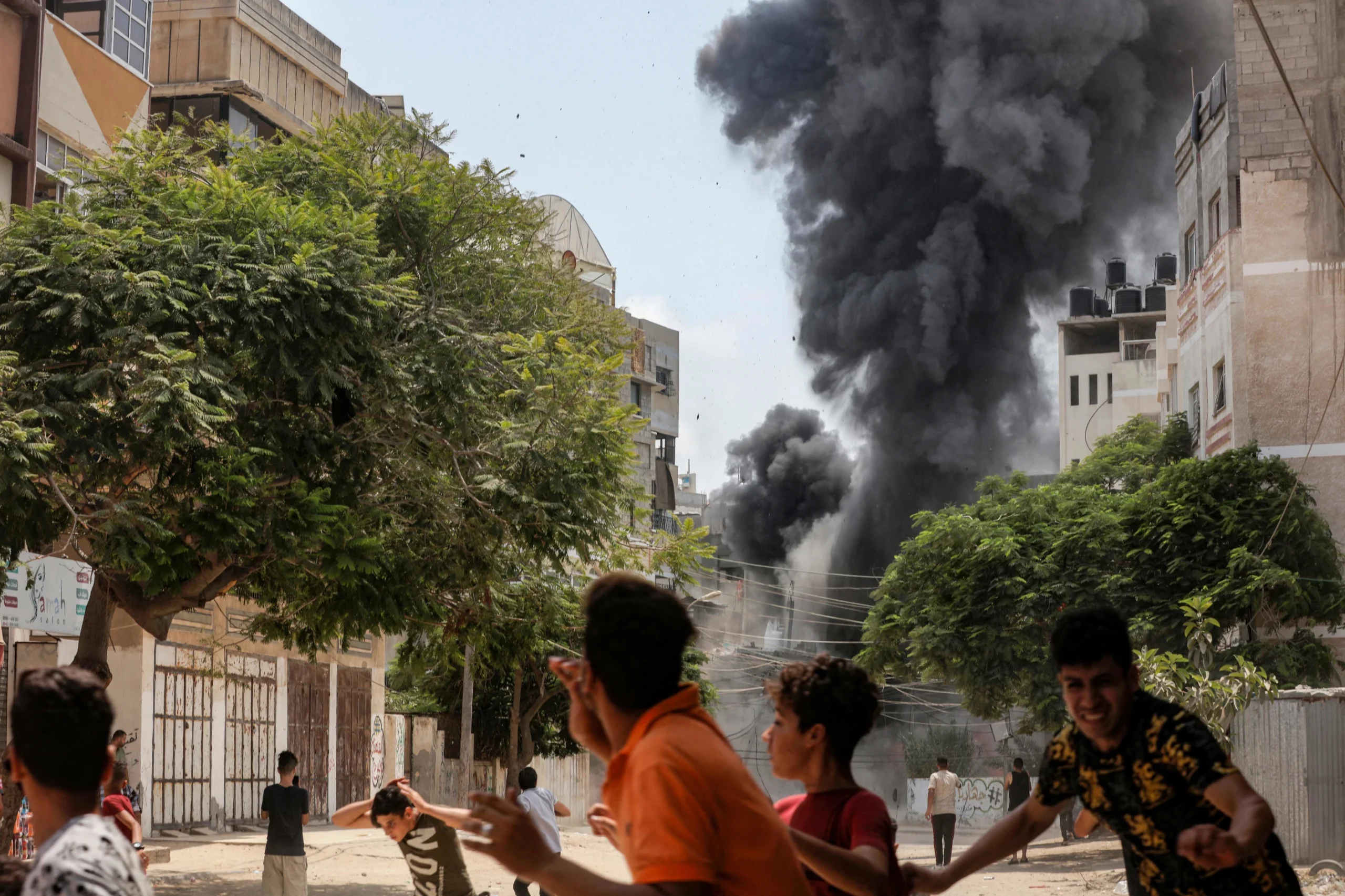 Explosões em Gaza