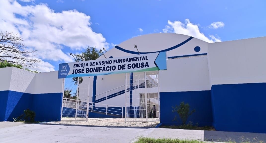 Prefeitura de Quixadá reinaugura Escola José Bonifácio de Sousa com nova estrutura e mais conforto
