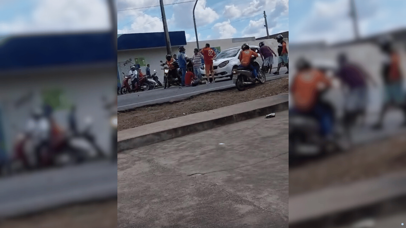 Acidente deixa homem ferido em cruzamento perto do Itajubá, em Quixadá