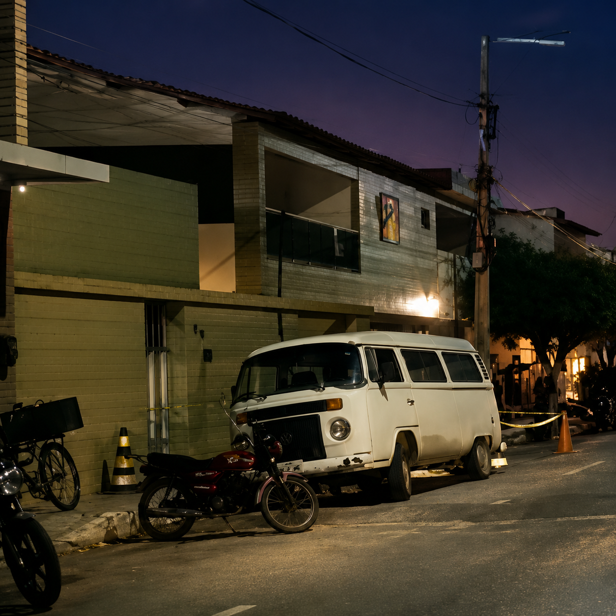 Jovem mecânico morre após Kombi cair durante reparo em Quixadá; esposa e filhos presenciaram a tragédia