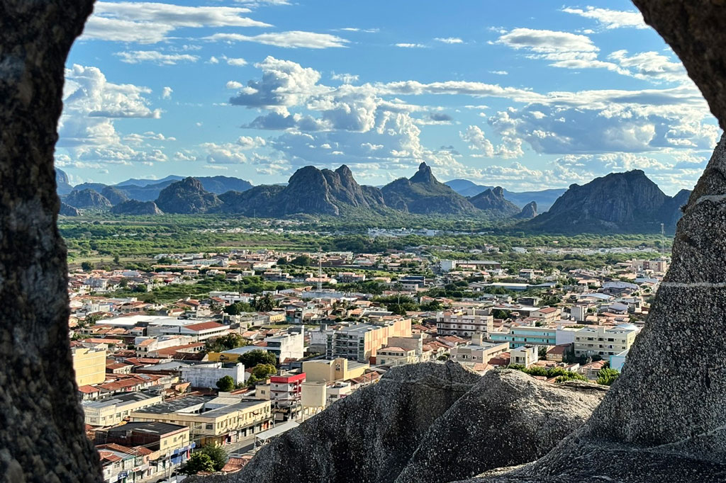 Paisagem de Quixadá, no Sertão Central do Ceará.