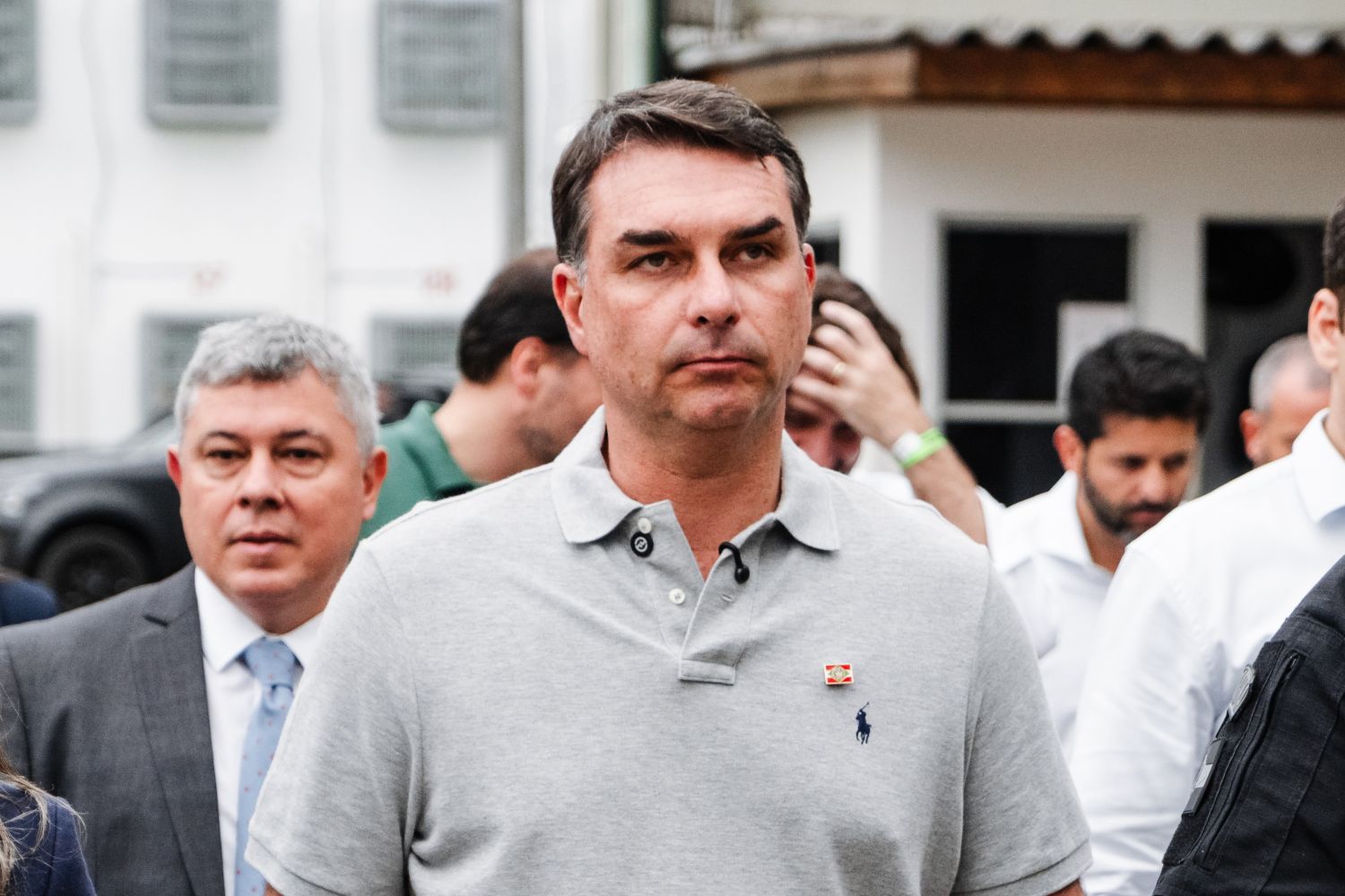 Flávio Bolsonaro em registro de arquivo